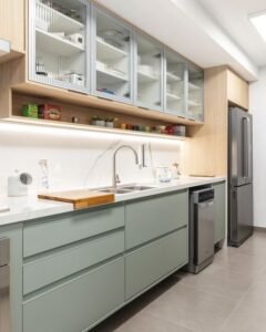 Modular i shape kitchen